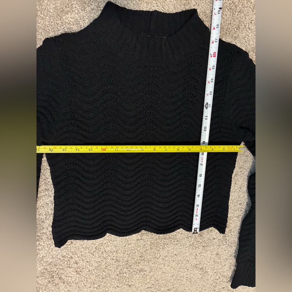 Black cropped Sweater - Picture 5 of 5
